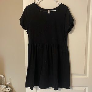 Speckled Babydoll Dress